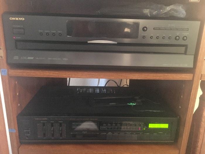 Onyko 5 CD Changer and Realistic Receiver!