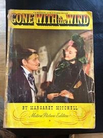 1940 Motion Picture Edition of "Gone With the Wind" softback