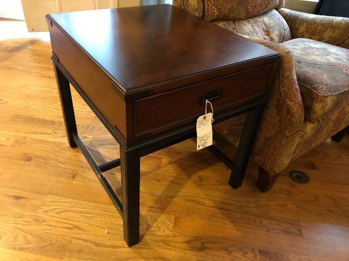 Thomasville Campaign Style End Table