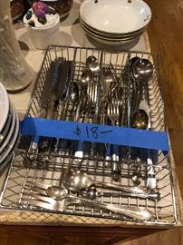 Assorted Silver Plated Flatware 