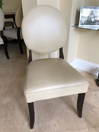 Cobalt Dining Chairs Vanilla Leather Dimensions: 19"W x 21"D x 39"H  x8
2,800.00 original price  