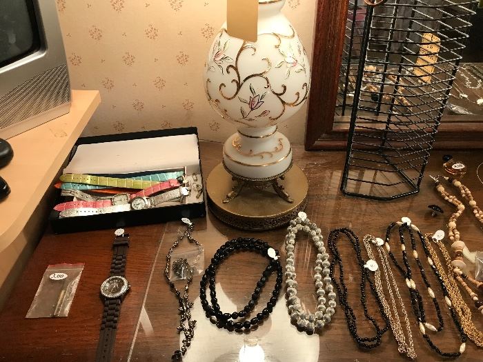 Assorted Costume Jewelry ~ Necklaces, Bracelets, Brooches And Earrings