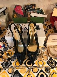 Assorted Vintage Costume Jewelry ~Newer Womens Shoes NEVER WORN