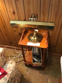 Vintage Piano Lamp ~ Side Table