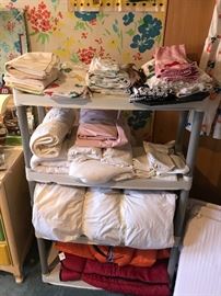 Assorted Bedding And Linens