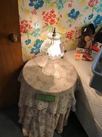 Glass Bedroom Lamp
