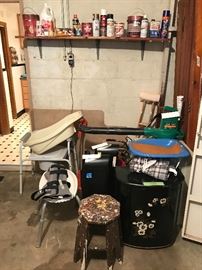 Assorted Kitchen And Garage Items Items