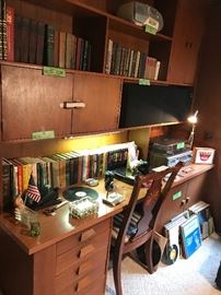 Assorted Books And Office Supplies