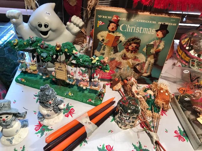 Assorted Vintage And Newer Christmas And Holiday Items