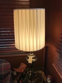 Metal Table Lamp With Shade