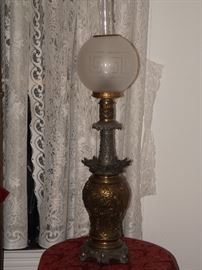 Brass banquet Lamp