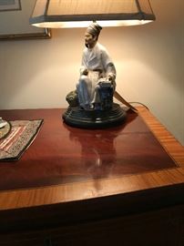 Oriental Figural Lamp