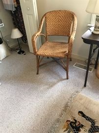 Mid Century Modern Rattan Chair