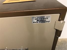 Brand of Safe, includes combination