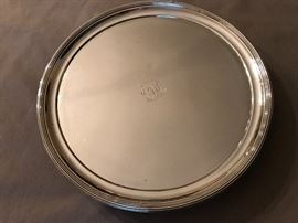 1806 English Sterling Silver Salver w/ Hallmark of Peter and William Bateman