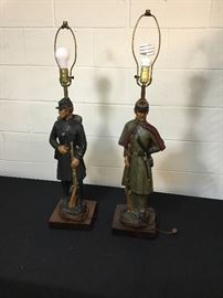 Soldier lamps