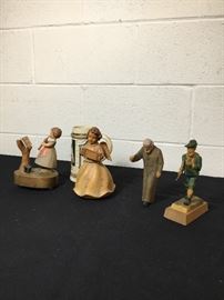 German Decor 5 Piece Figurines