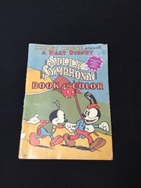Original 1932 1934 Mickey Mouse Color Book
