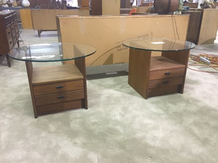 Pair Mid-Century End Tables