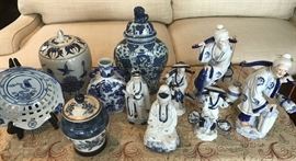 Many Chinese Items--Figurines and Vases