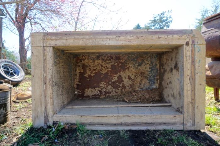 Antique Ice Box (w/doors - not pictured)