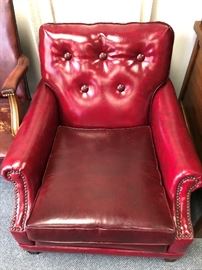 Leather chair and several sofas