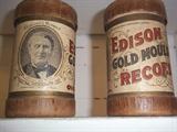 Antique Edison Music Containers
