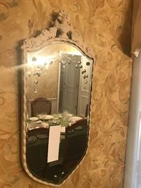 1930's-40's Painted Wall Mirror