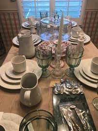 Assorted Glassware, Crystal And China