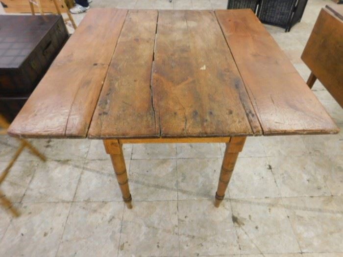 Antique Dropleaf farmhouse kitchen  table