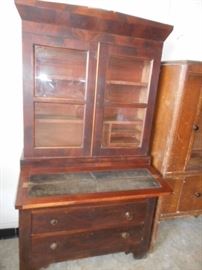 Antique 1840's Book case desk