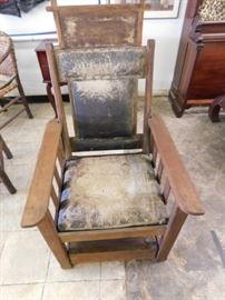 Arts and crafts mission chair