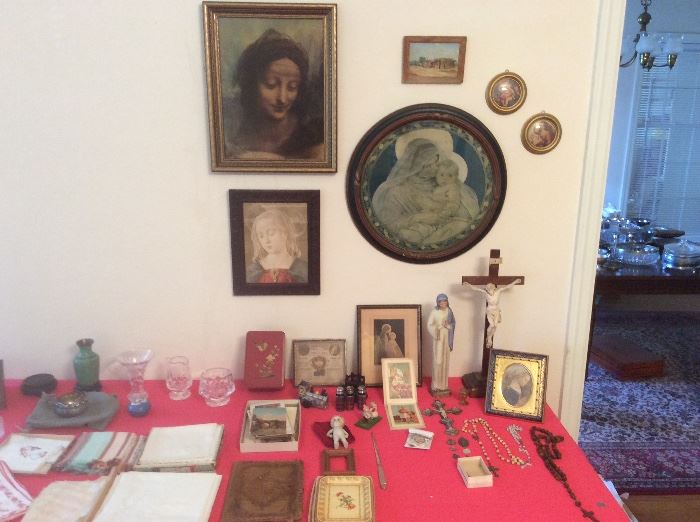 Selection of catholic items. 