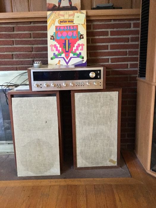 Vintage speakers/ receiver 