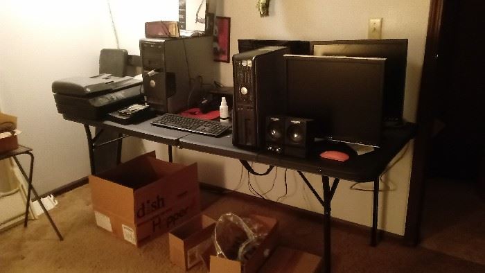 Several computers and monitors for sale