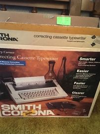 Smith Corona cassette typewriter
