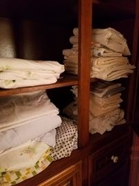 sheets and towels