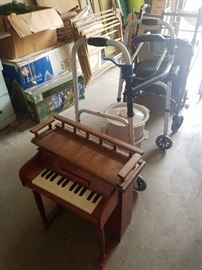 walkers, toilets, etc