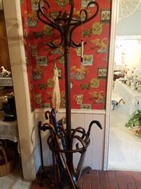 coat and umbrella rack