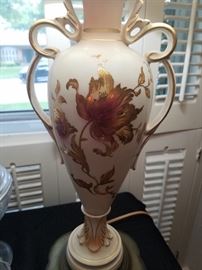 pretty old lamps throughout home