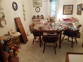 dining room is full of china!
