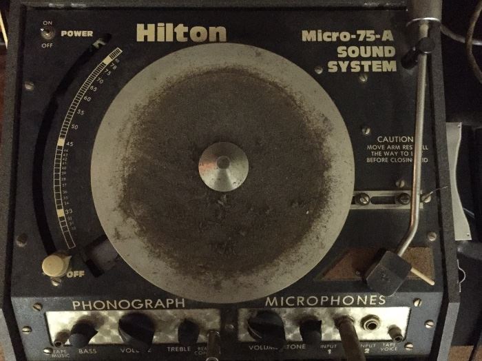 Vintage Hilton 75A Sound System