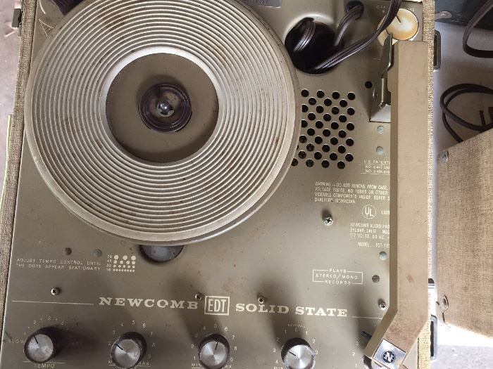 Vintage Newcomb Record Player 4 Speed