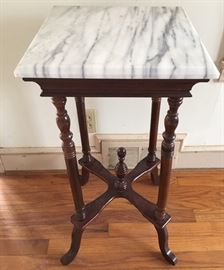 GRANITE TOP TABLE/PLANT STAND