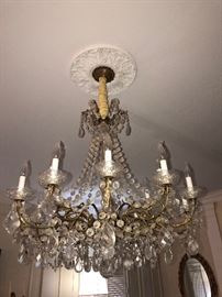 Vintage Chandeliers brought from New Orleans