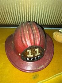 Vintage Firefighters Helmet