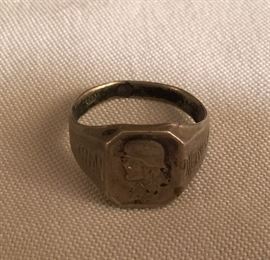 German WWI sterling silver ring