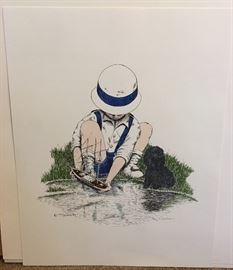 1983 T. GRAHAM PRINT SIGNED/NUMBERED 10/20