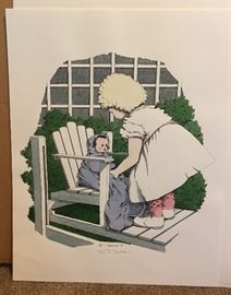 1985 T. GRAHAM PRINT SIGNED/NUMBERED 10/20