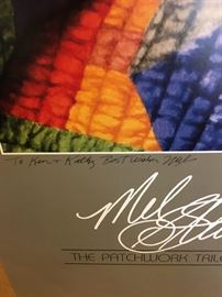 MEL STEELE POSTER "THE PATCHWORK TRILOGY COLLECTION" SIGNED